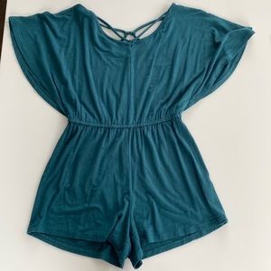 teal romper